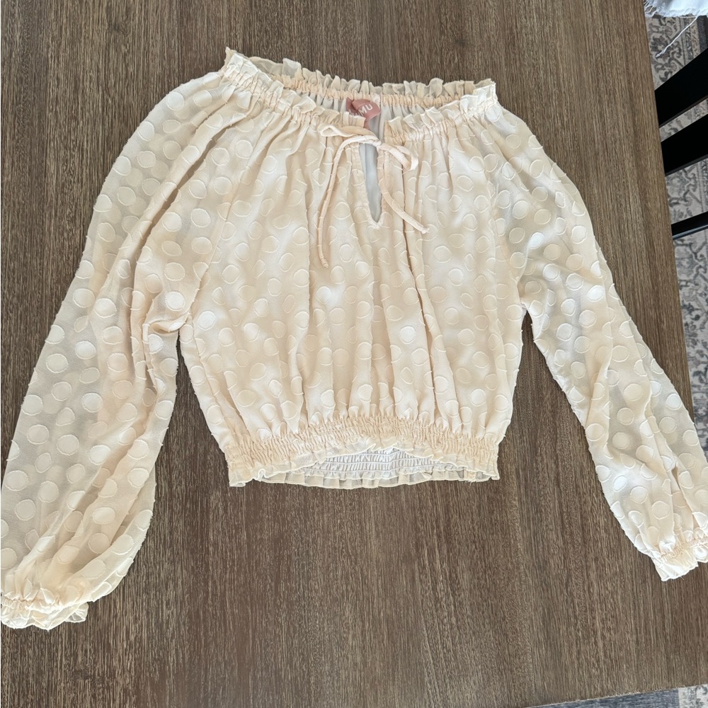Show me your mumu off the shoulder top